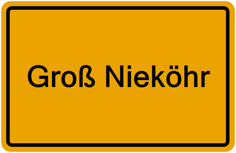 Handelsregisterauszug Groß Nieköhr